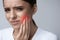 Beautiful Woman Feeling Tooth Pain, Painful Toothache. Health