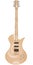 Beautiful wood electric guitar isolated