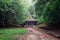 Beautiful wooden architecture of a small chapel located in a beech forest. Saint Roch\\\'s Chapel in Krasnobrod. Poland