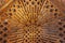 beautiful wooden ceiling in Arab palace in the Andalusian city of Granada