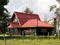 Beautiful wooden countryside house in Colombia mountains