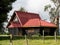 Beautiful wooden countryside house in Colombia mountains