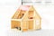 Beautiful wooden dollhouse