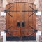 Beautiful Wooden Door at a Dutch church