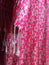 Beautiful woven fabric background Bright red