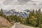 Beautiful Wyoming Mountains With Snow