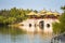 Beautiful yangzhou five pavilion bridge