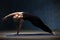 Beautiful Yoga Woman Doing Side Plank Pose