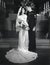 Beautiful young bride marries a young sailor in 1944