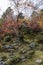 Beautiful zen garden in Tenryuji temple in Arashiyama, Kyoto, Japan