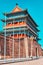 Beautiful Zhengyangmen Gate Qianmen Gate . This famous gate is located at the south of Tiananmen Square in Beijing