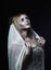 Beautiful zombie corpse bride