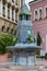 Beautiful Zsolnay Fountain in Pecs, Hungary