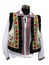 Beautifull balkanic national costume clothes isolated over white