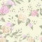 Beautifull and elegant rose seamless pattern vector design for textile and wallpaper