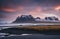 Beautifull landscape of Stokksnes Peninsula. Iceland beautifull nature view