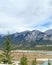 Beautifull River view and Mountains view Of Jasper National park