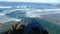 Beautifull rugged cliffs on the atlantic shore in algarve portugal