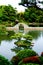 Beautifull stoned gate inside water in Japan