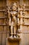 Beautifully carved idols, Jain Temple, situated in the fort complex, Jaisalmer, Rajasthan, India