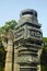 Beautifully carved pillar, Partial view of portal, Enterance gateway Toranas, Temple complex, Warangal Fort, Warangal, Telangana