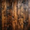 A beautifully crafted, dark, stained wooden wall with raw, old-world charm