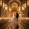 Beautifully Decorated Church, Temple, or Mosque with Heartwarming Wedding Ceremony