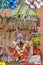 Beautifully decorated Hindu Lord Jagannath idol during the Rath Yatra Festival