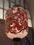 Beautifully decorated Japanese paper lantern of Kyoto