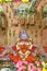 Beautifully decorated Subhadra goddess idol during the Rath Yatra Festival