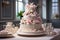 Beautifully Decorated Wedding Cake