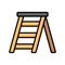 Beautifully designed trendy icon of ladder, construction ladder vector