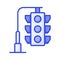 Beautifully designed vector of traffic signals, traffic lights icon