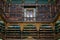 Beautifully detailed interior of the Royal Portuguese Cabinet of Reading at Rio de Janeiro, Brazil