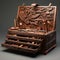 Beautifully Handcrafted Wooden Tool Chest with Intricate Carvings