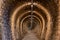 beautifully lit tunnel of Parenzana railway, Strunjan, Slovenia