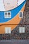 Beautifully painted facade fisherman house in Puerto de la Aldea, Gran Canaria