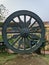 Beautifully sculptured wheel in India