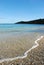 A beautifully sunny day on a Cornish beach