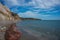 Beautifuly colored Firiplaka beach, Milos, Greece