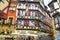 Beautifuly decoraded old medieval house in city of Colmar, France.