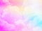 beauty abstract sweet pastel soft violet and blue with fluffy clouds on sky. multi color rainbow image. fantasy growing light