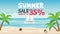 Beauty beach landscape summer sale video