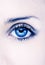 Beauty blue eye