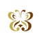 Beauty Butterflies Butterfly logo design template Vector symbol