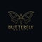 Beauty Butterfly Face Logo design