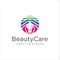 Beauty care logo icon design . Feminine Logo . beauty salon logo .Skin care Women Logo