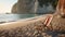 The Beauty of a Colorful Beach Deckchair