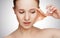 Beauty concept rejuvenation, renewal, skin care, skin problems