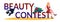 Beauty Contest Flat Text Composition